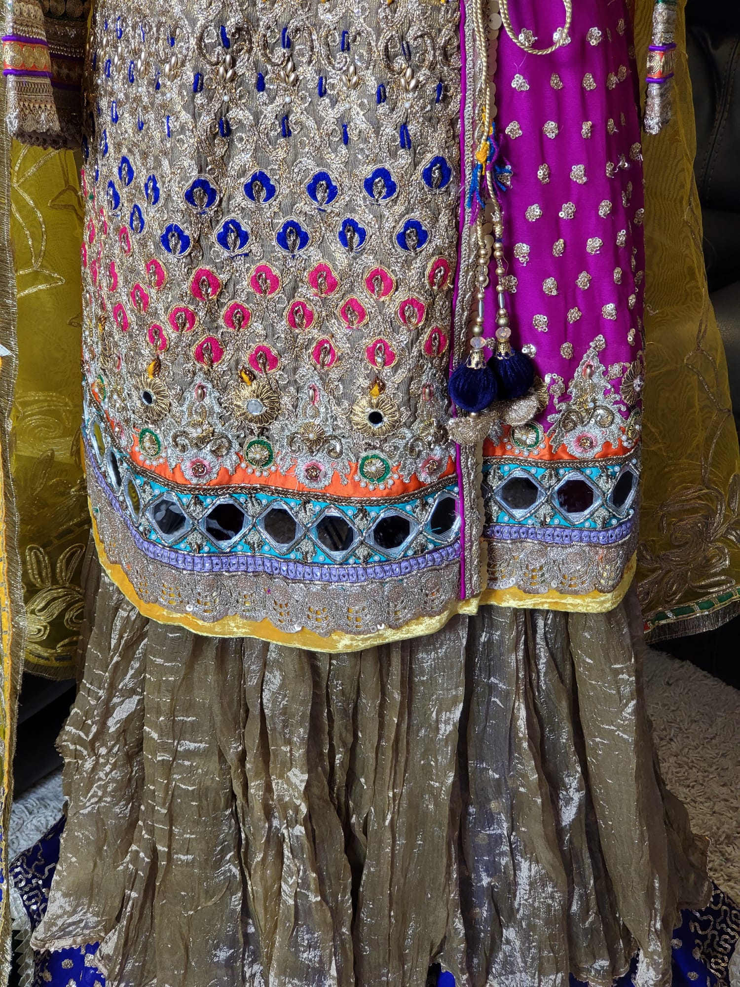 Buy Yellow Mehndi Dress Online In India - Etsy India