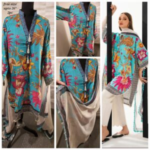 Sana Safinaz Mahay Lawn collection . 2pc Free size