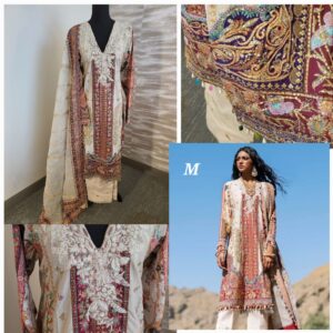 Sana safinaz Luxury Lawn 2023. Med size. 3 pc.