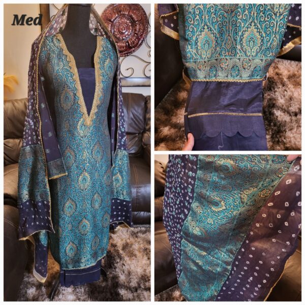 Chiffon Jamavar 3pc Size: Med