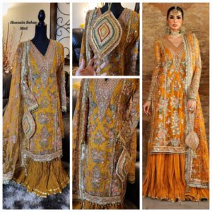 Hussain Rehar wedding wear with pouch 