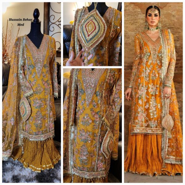 Hussain Rehar wedding wear with pouch 