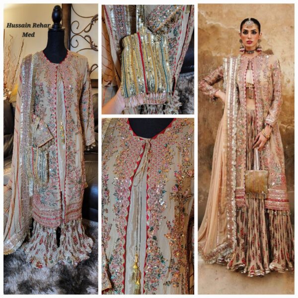 Hussain Rehar wedding wear with pouch