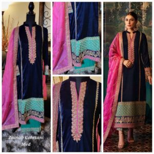 Zainab Chottani Velvet collection Size Medium 