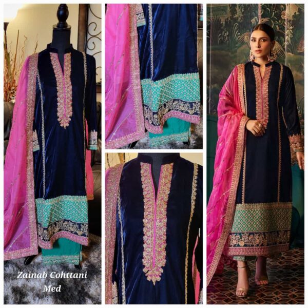 Zainab Chottani Velvet collection Size Medium 