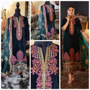 Zainab Chottani Velvet collection Size Medium 