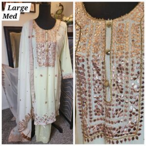 3pc, press gota chiffon outfits