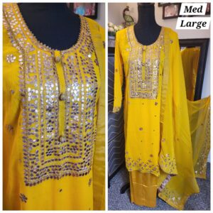 3pc, press gota chiffon outfits